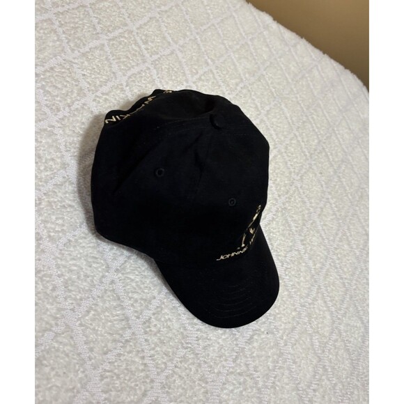 Johnnie Walker Keep Walking Whisky 2 Sided Embroidered Black Adjustable Hat - Picture 5 of 11